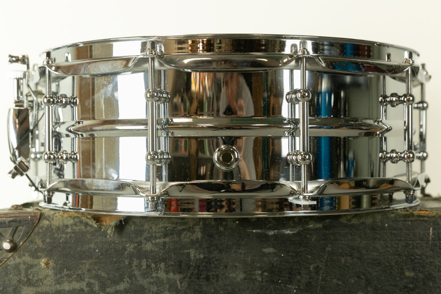 DFD 5x14 Chrome Seamless Aluminum Snare Drum