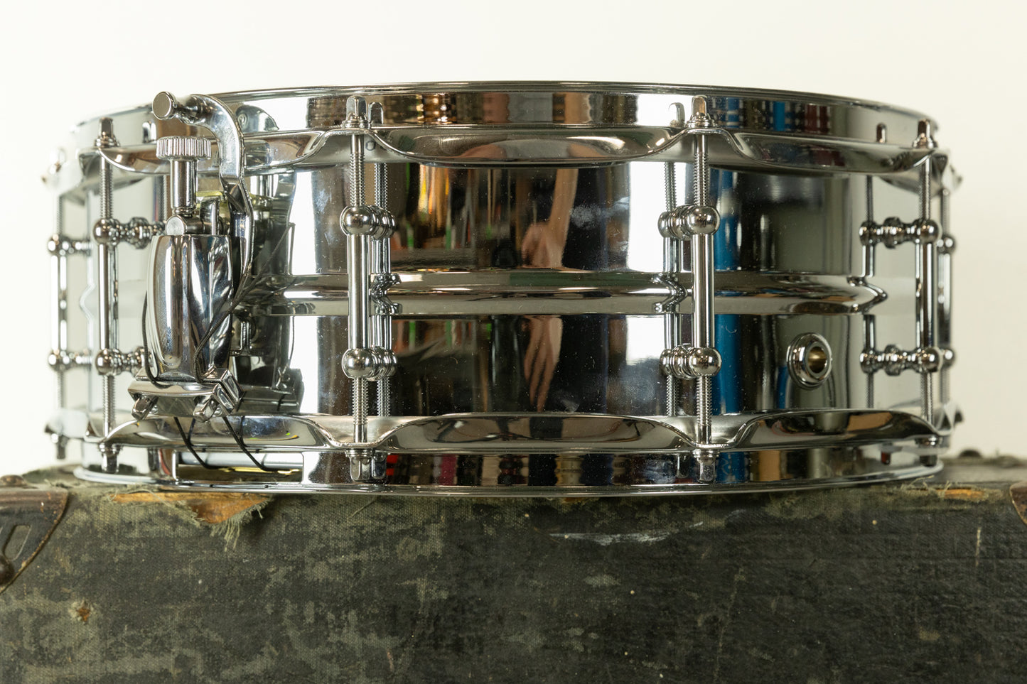 DFD 5x14 Chrome Seamless Aluminum Snare Drum