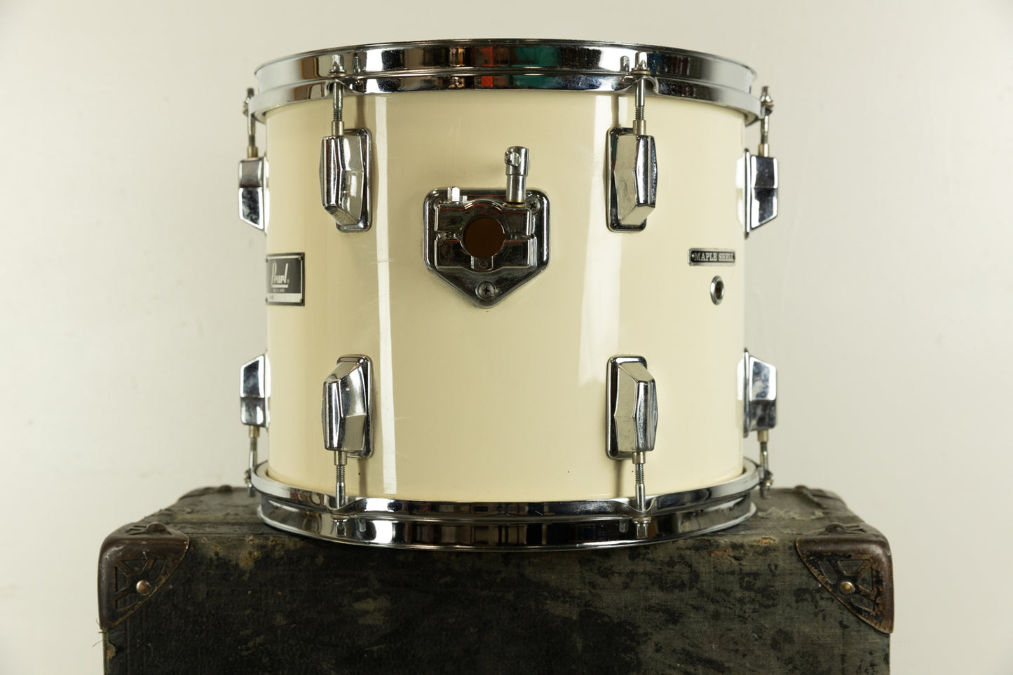 1980s Pearl 10x12" Maple White Maple Tom