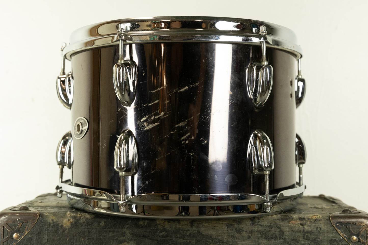 1970s Slingerland 8x12 Black Chrome Tom