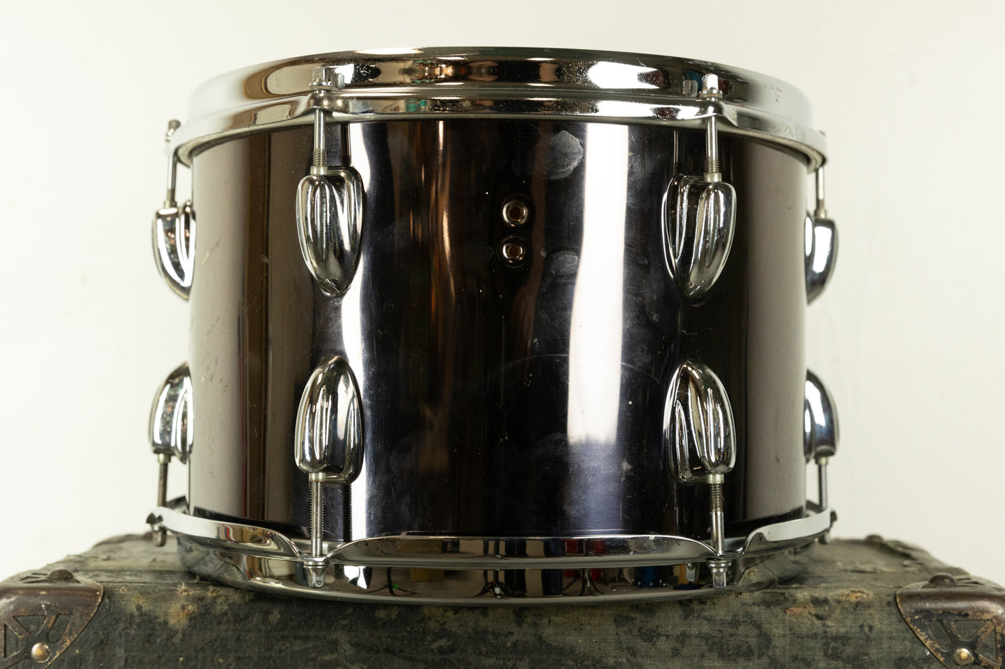 1970s Slingerland 8x12 Black Chrome Tom