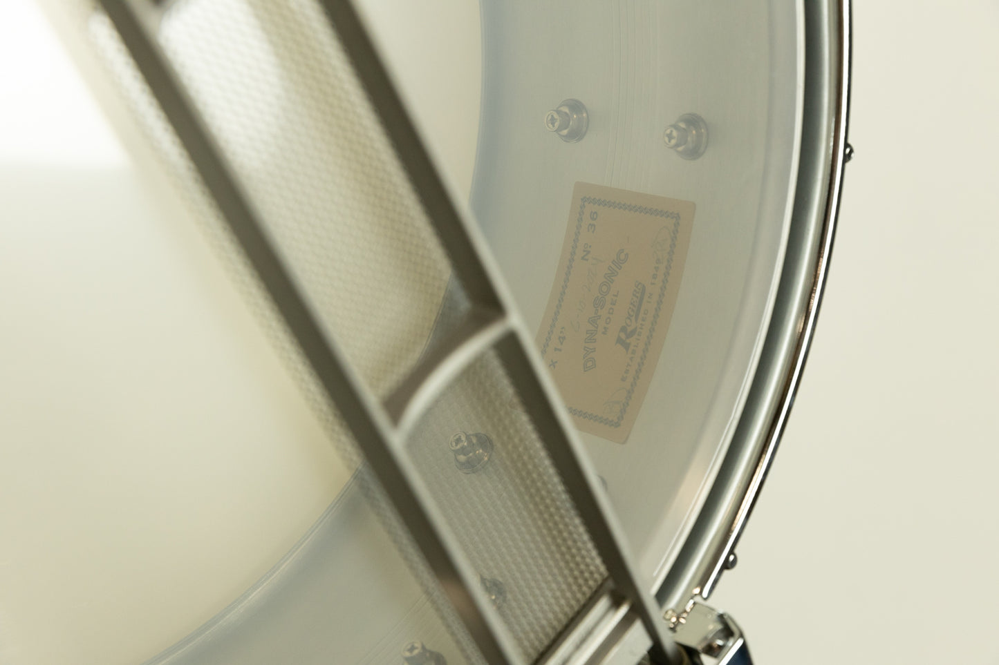 Rogers Dynasonic 7-Line 5x14 Aluminum Snare Drum