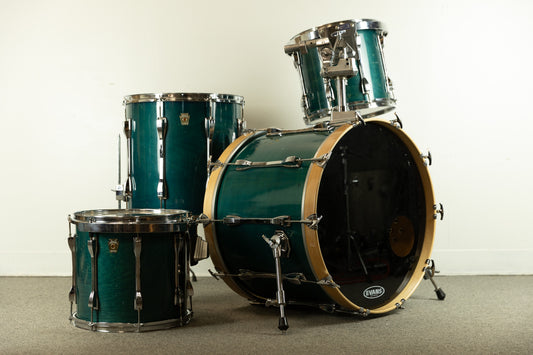 1990s Ludwig "Classic" Emerald Shadow Drum Set