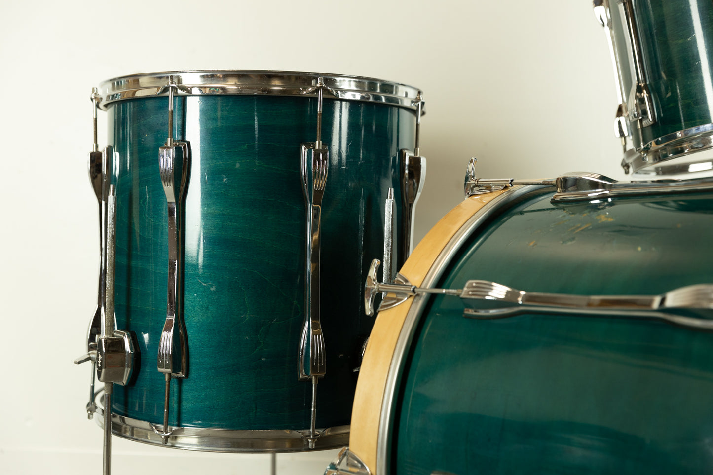 1990s Ludwig "Classic" Emerald Shadow Drum Set