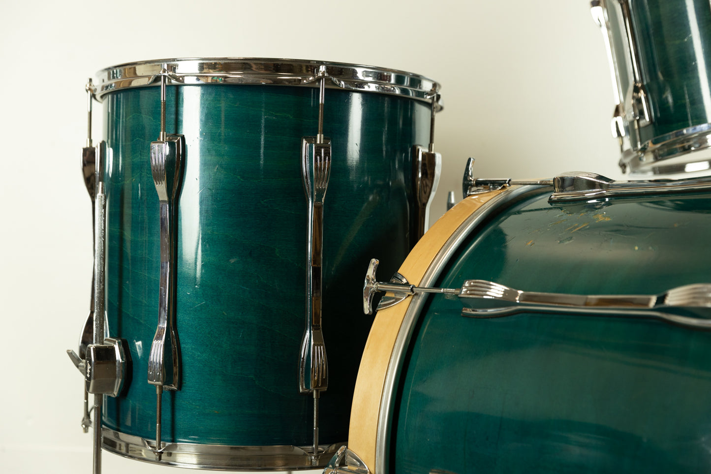 1990s Ludwig "Classic" Emerald Shadow Drum Set