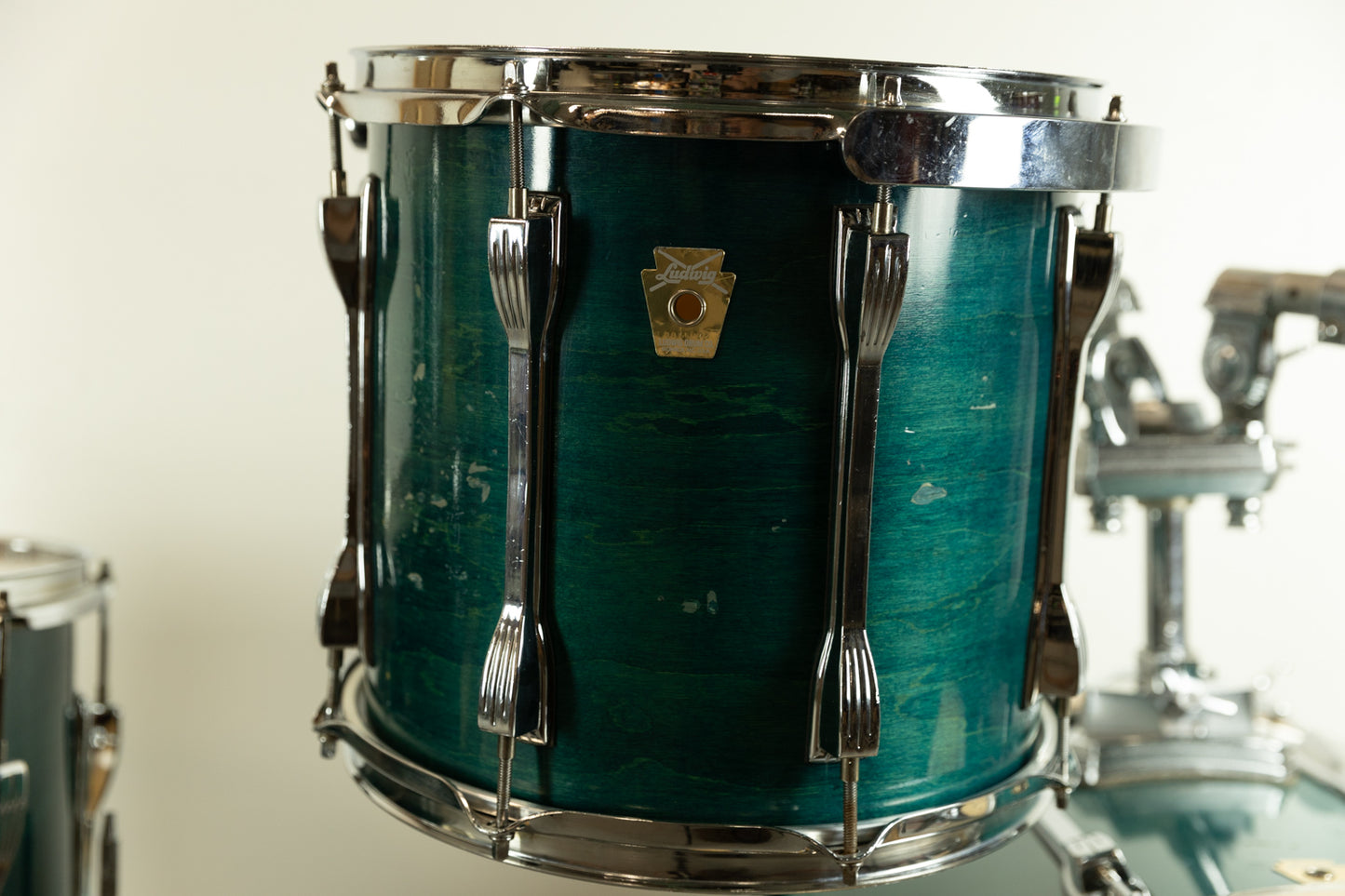 1990s Ludwig "Classic" Emerald Shadow Drum Set