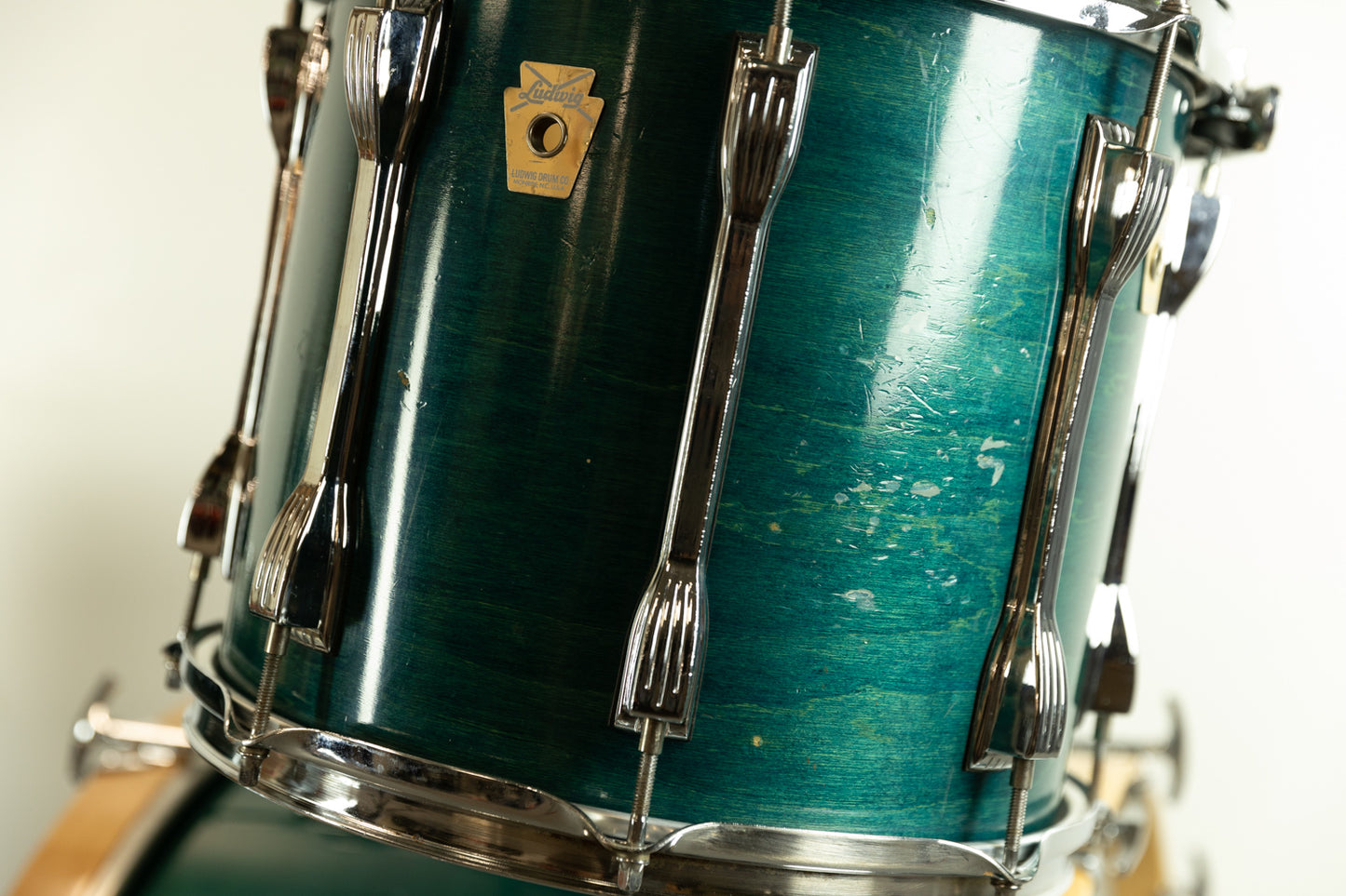 1990s Ludwig "Classic" Emerald Shadow Drum Set