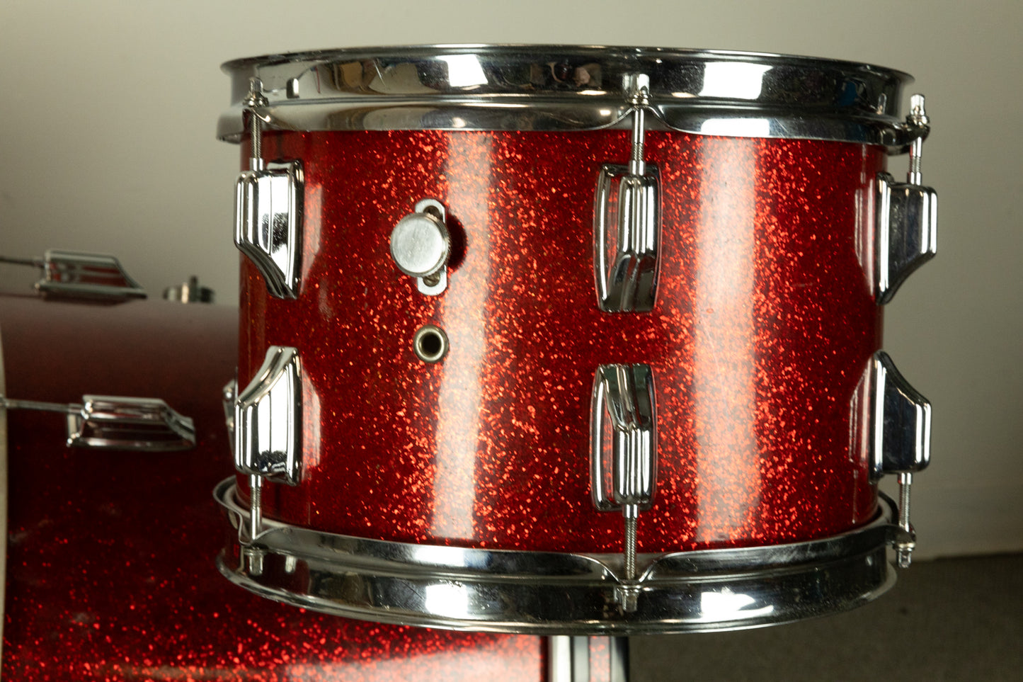 1960s Rogers Headliner Sparkling Red Pearl Drum Set