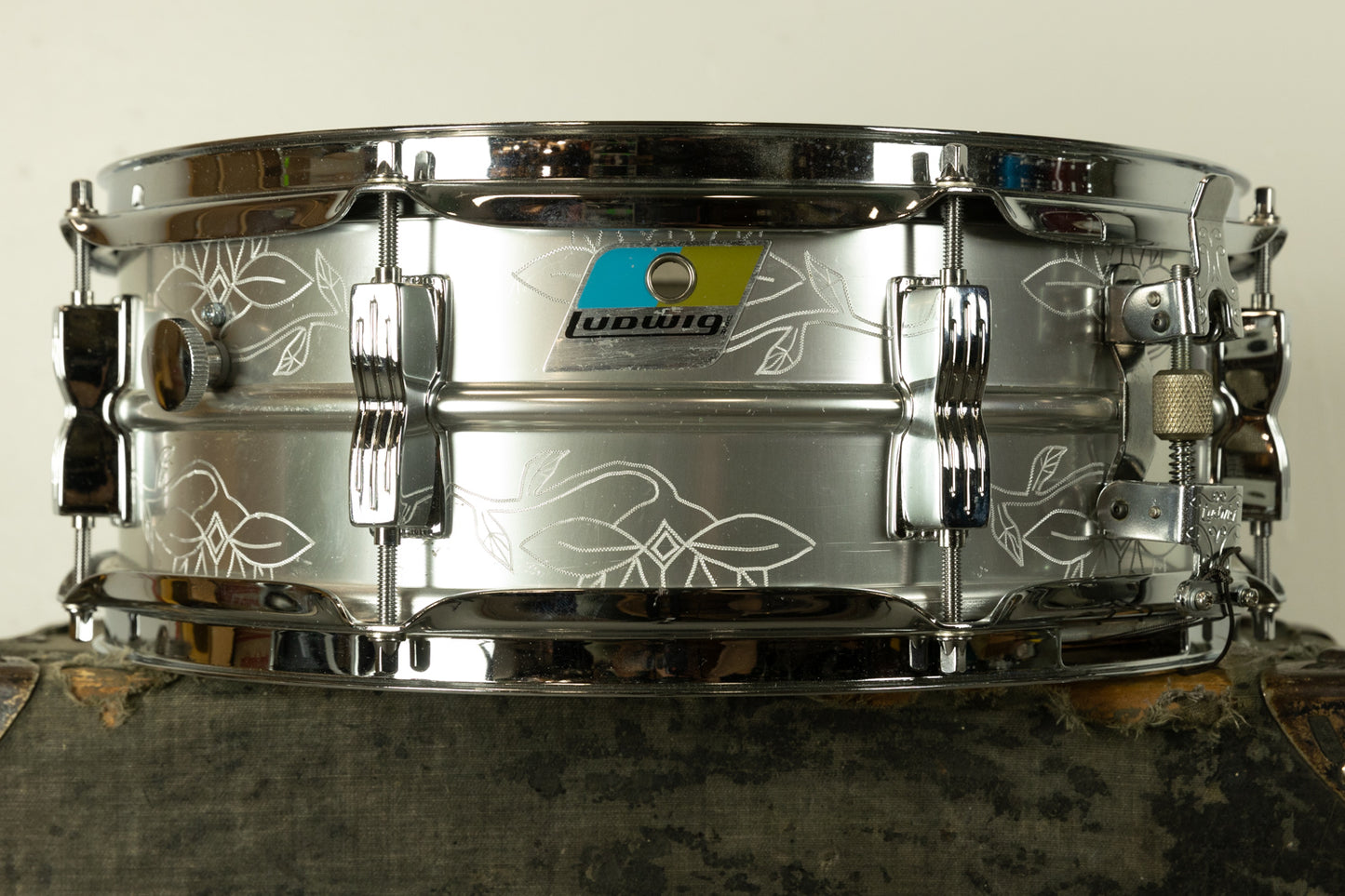 1970s Ludwig 5x14 "Engraved" Acrolite Snare Drum