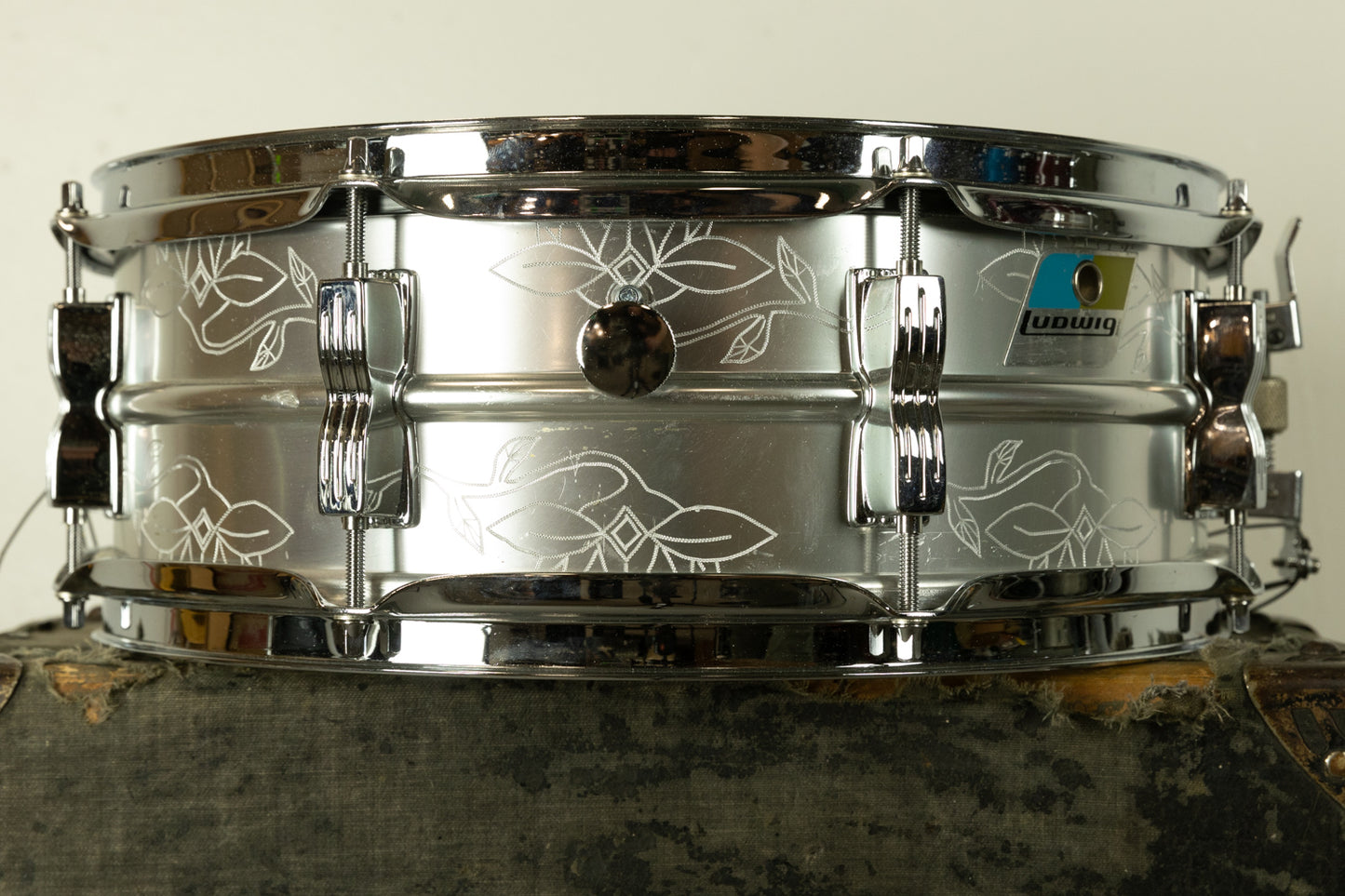 1970s Ludwig 5x14 "Engraved" Acrolite Snare Drum