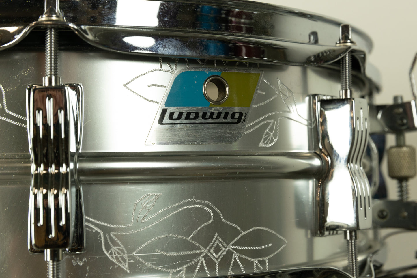 1970s Ludwig 5x14 "Engraved" Acrolite Snare Drum