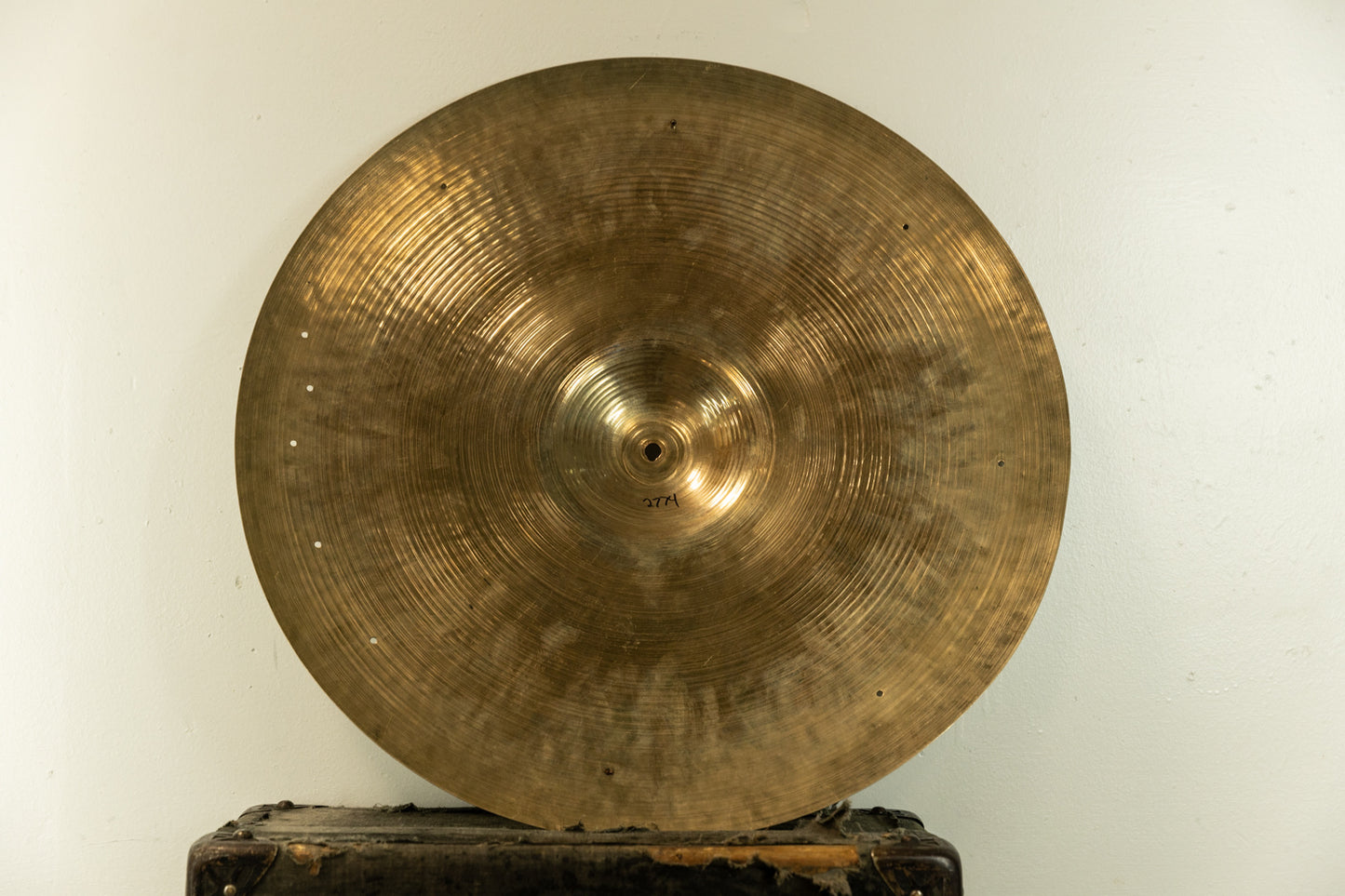 1940s Zildjian A 22" Trans Stamp Type I Sizzle Ride Cymbal 2774g