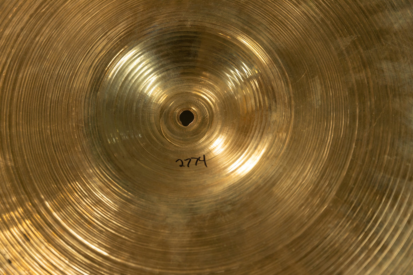 1940s Zildjian A 22" Trans Stamp Type I Sizzle Ride Cymbal 2774g