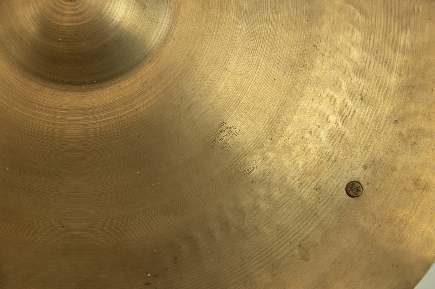 1940s Zildjian 18" Second Stamp Swish Cymbal 1208g