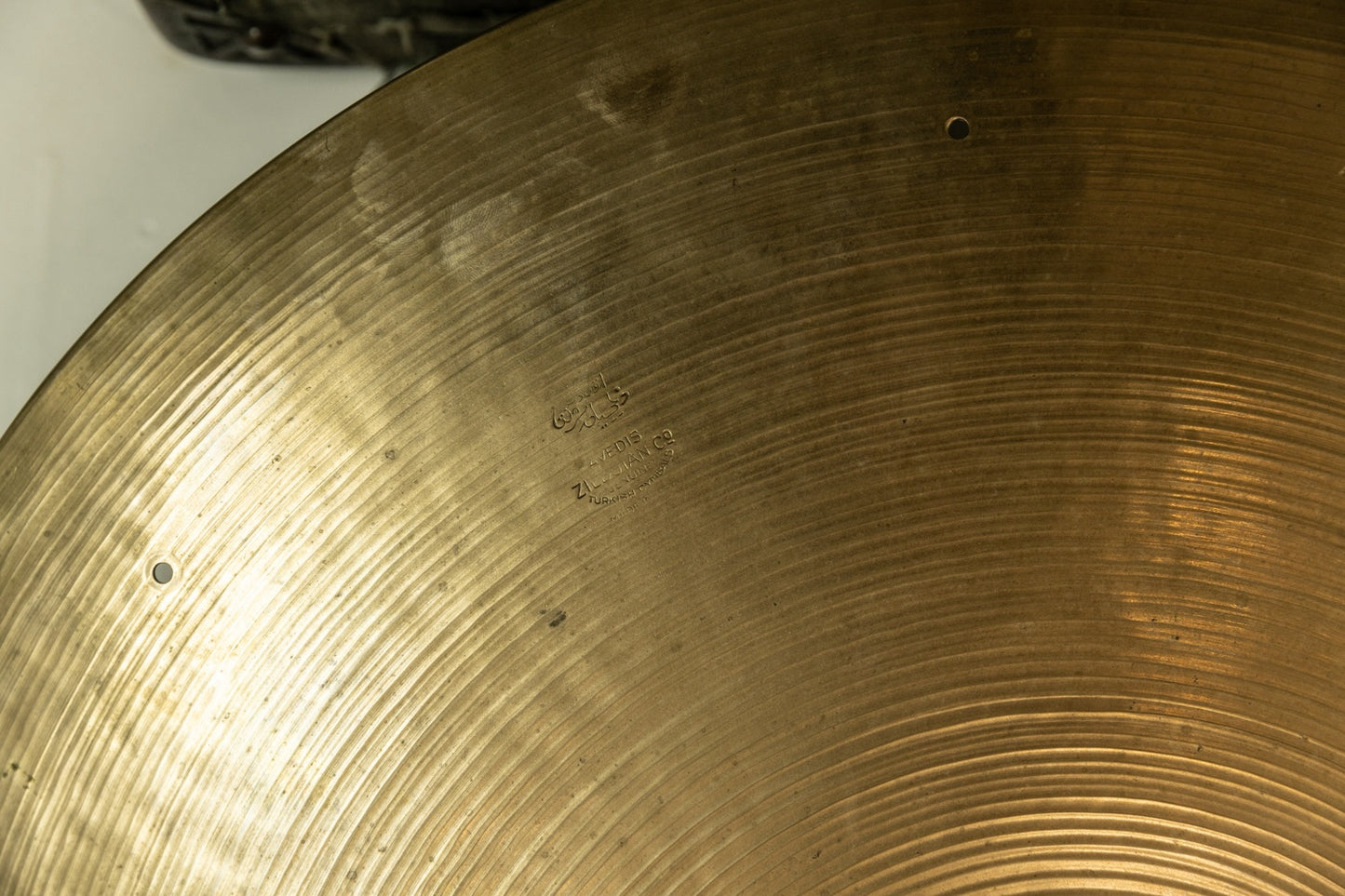 1940s Zildjian A 22" Trans Stamp Type I Sizzle Ride Cymbal 2774g