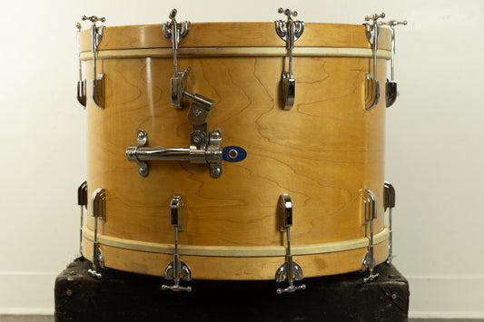 1965 Leedy 14x22 Natural Maple Bass Drum