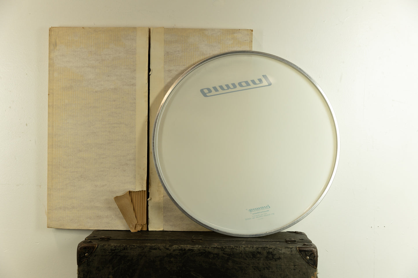 1970s New Old Stock Ludwig 20" DB-1000 Smooth White Bass Drum Head