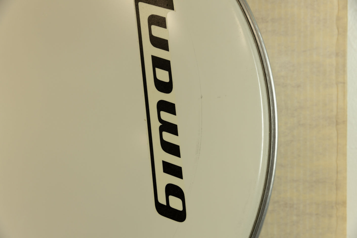 1970s New Old Stock Ludwig 20" DB-1000 Smooth White Bass Drum Head