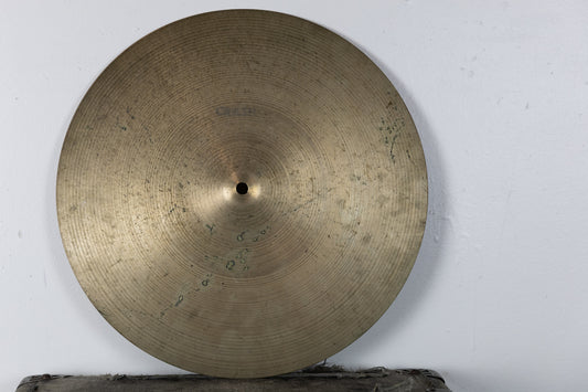 1970s Zildjian A 16" Thin Stamp Crash Cymbal 1210g