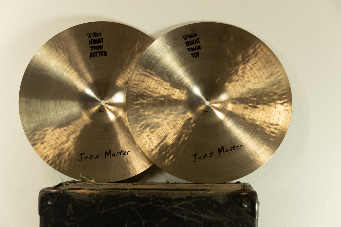 Masterwork 16" Jazz Master Thin Hi Hat Cymbals 1101g 1194g