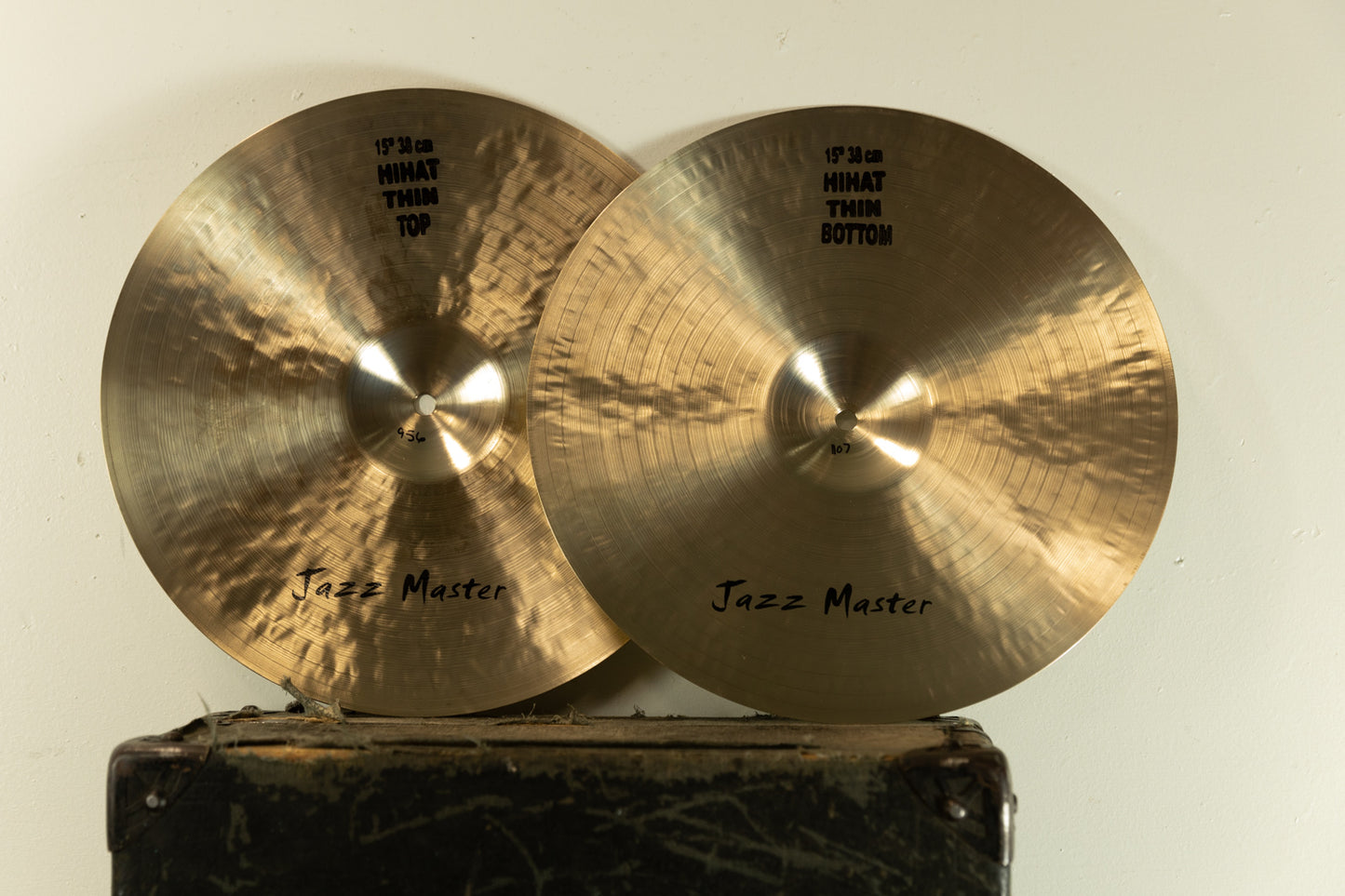 Masterwork 15" Jazz Master Thin Hi Hat Cymbals 956g 1107g