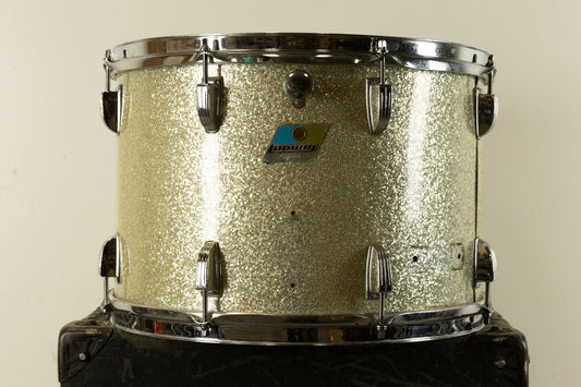 1970s Ludwig 10x15 Silver Sparkle Tom