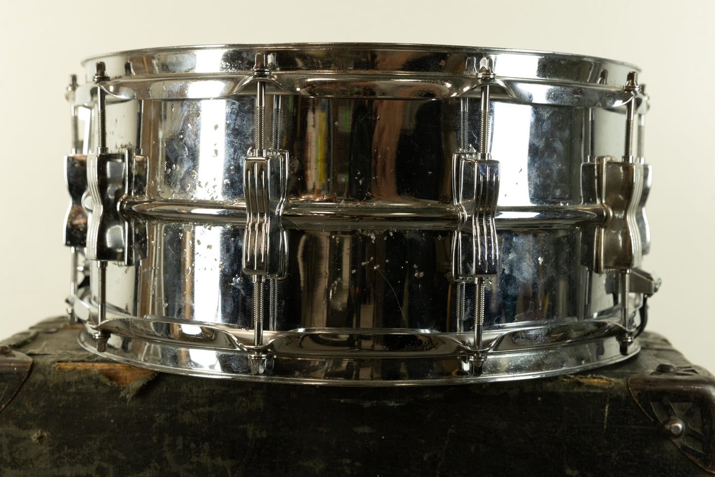 1980s Ludwig 6.5x14 "Chicago" LM402 Snare Drum