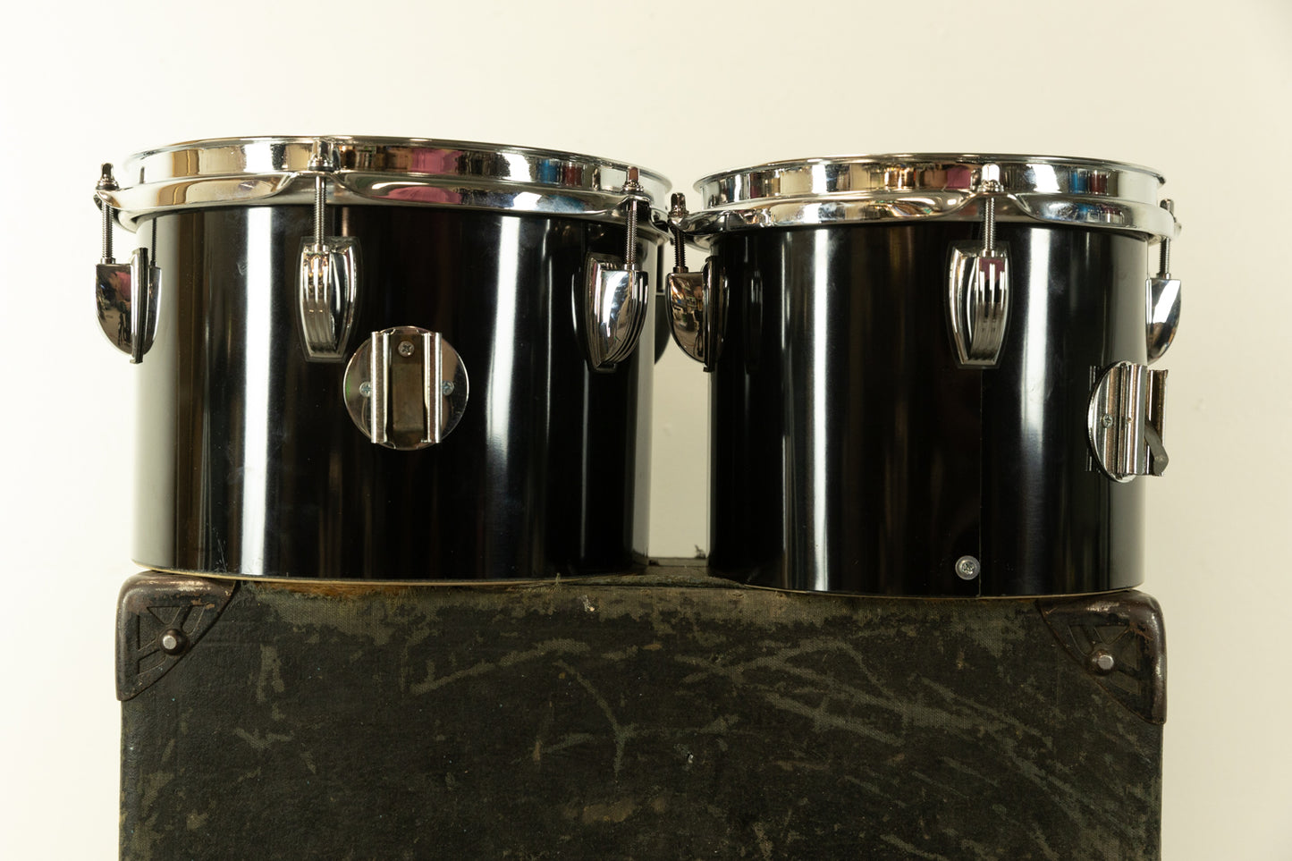 Ludwig Maple Classic Black Cortex 8" and 10" Concert Toms