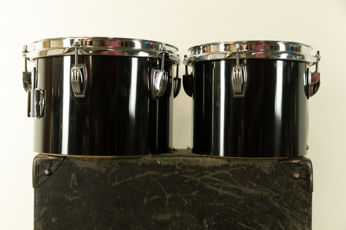 Ludwig Maple Classic Black Cortex 8" and 10" Concert Toms