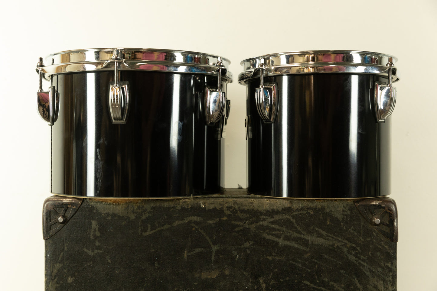 Ludwig Maple Classic Black Cortex 8" and 10" Concert Toms