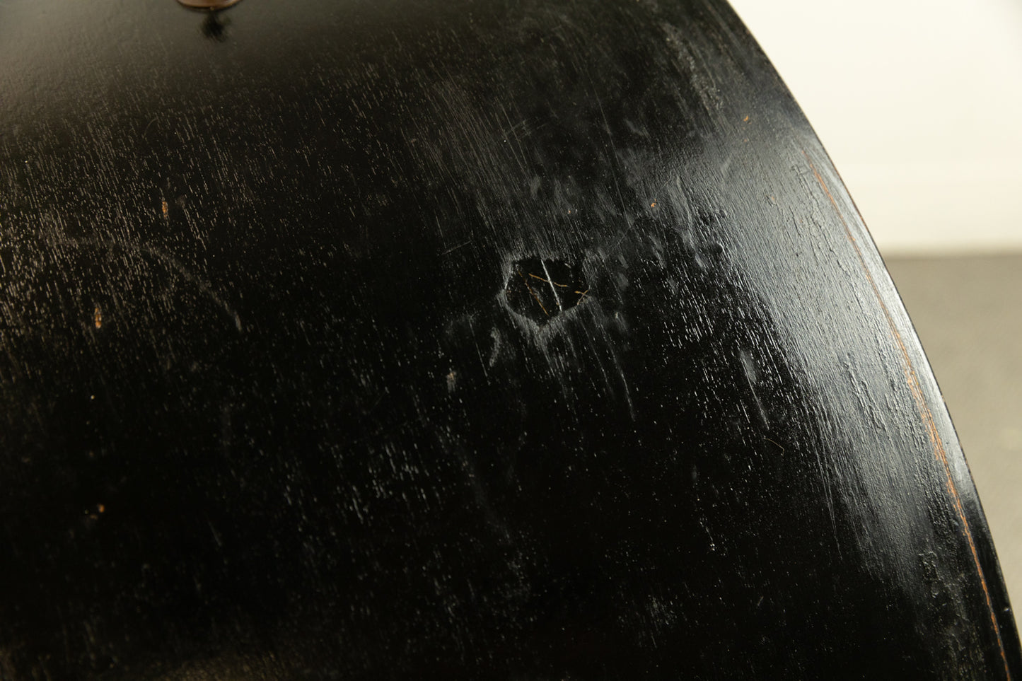 1930s Ludwig & Ludwig 14x26 Black Lacquer Bass Drum