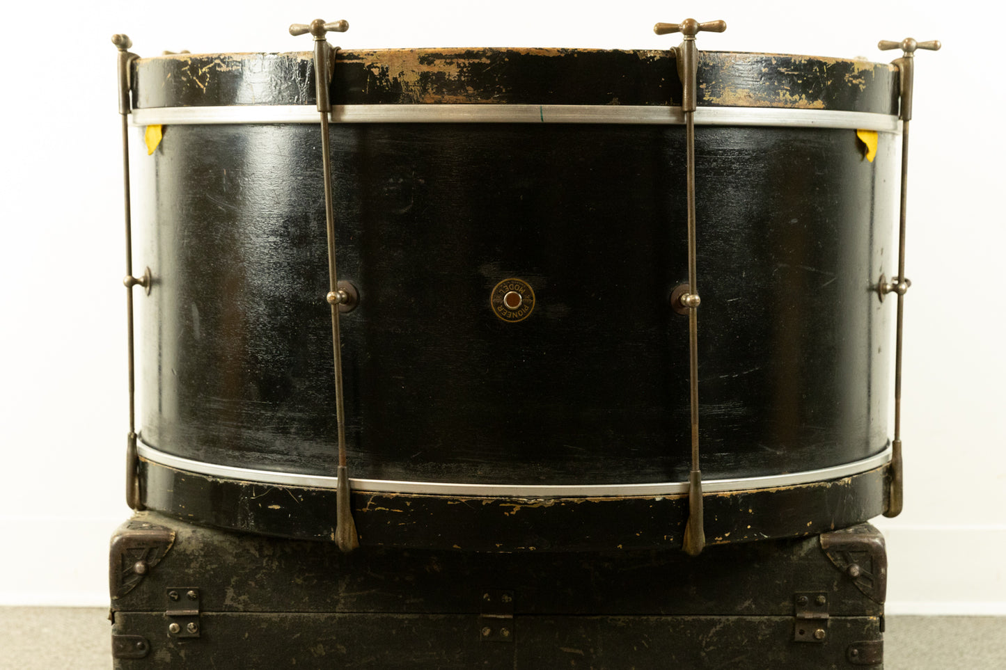 1930s Ludwig & Ludwig 14x26 Black Lacquer Bass Drum