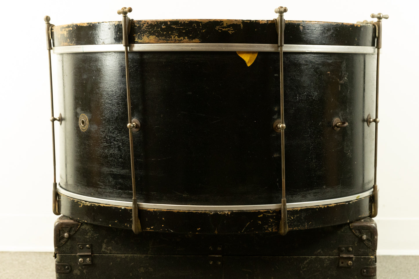 1930s Ludwig & Ludwig 14x26 Black Lacquer Bass Drum