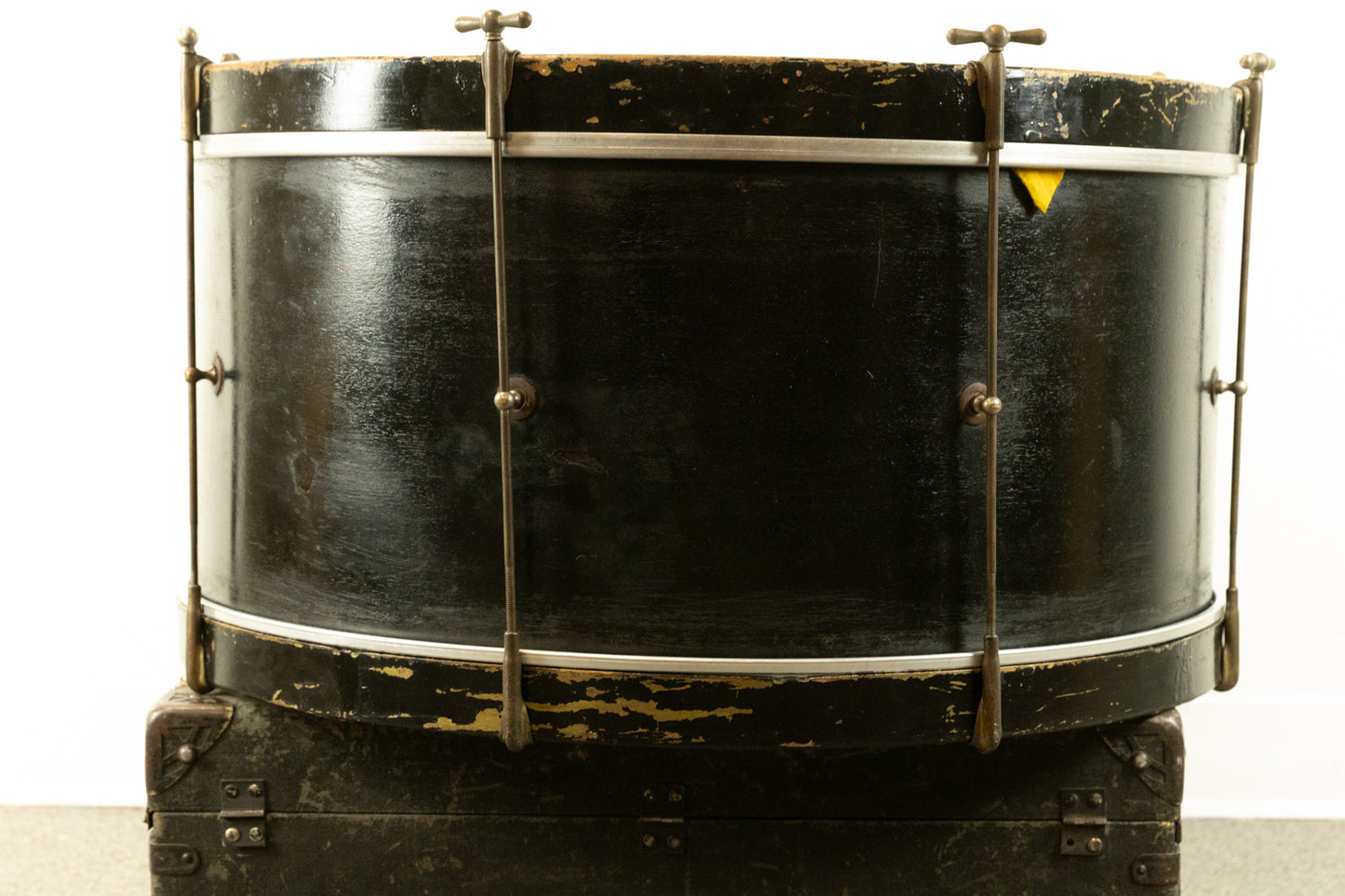 1930s Ludwig & Ludwig 14x26 Black Lacquer Bass Drum