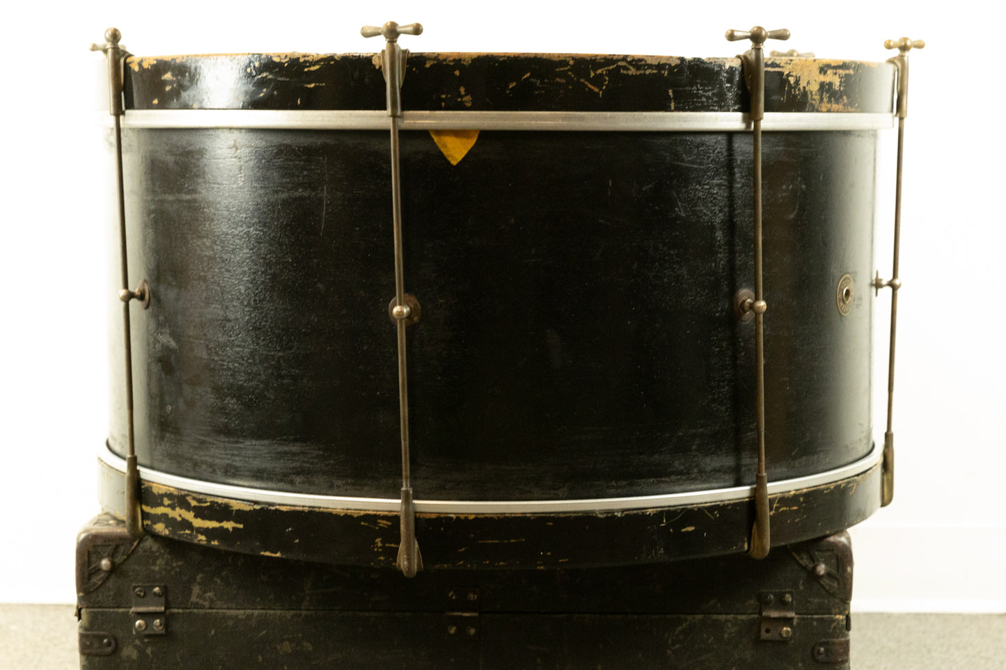 1930s Ludwig & Ludwig 14x26 Black Lacquer Bass Drum