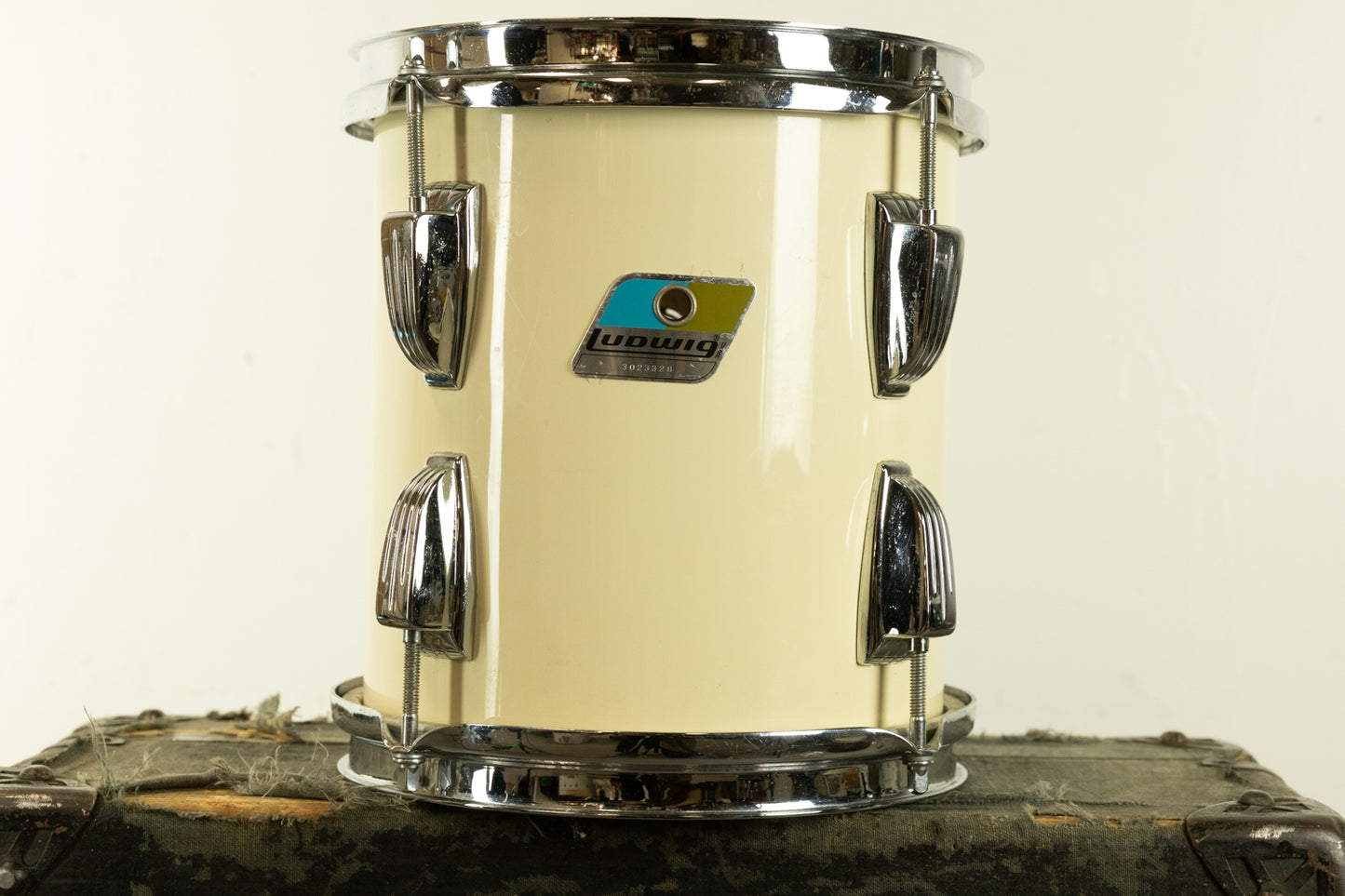 1980s Ludwig White Cortex 8x8 Tom