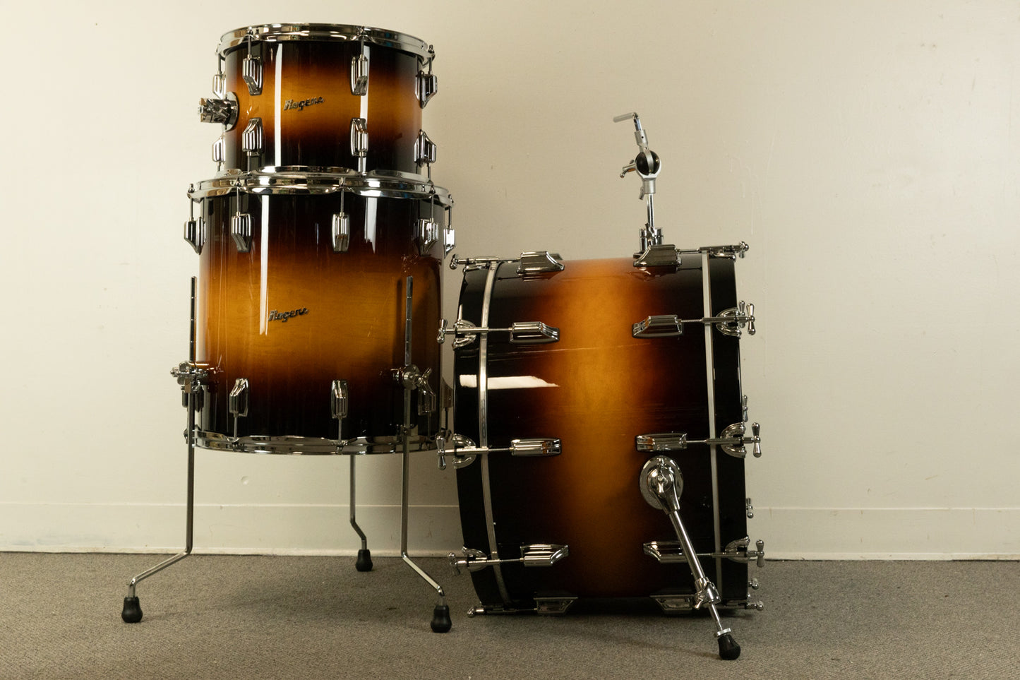 Rogers Sunburst Powertone Drum Set 14x20 9x13 and 16x16