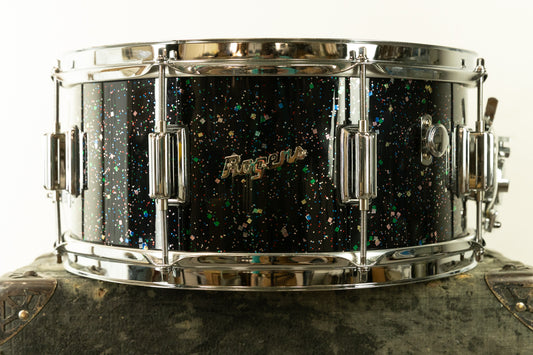 Rogers 6.5x14 "Vintage" Mardi Gras Pearl Snare Drum