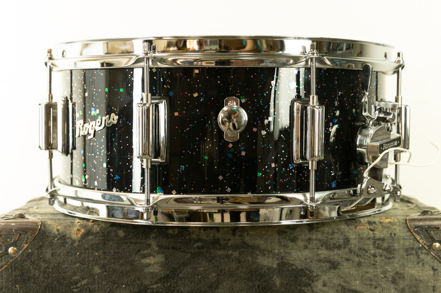 Rogers 6x14 "Vintage" Mardi Gras Pearl Snare Drum