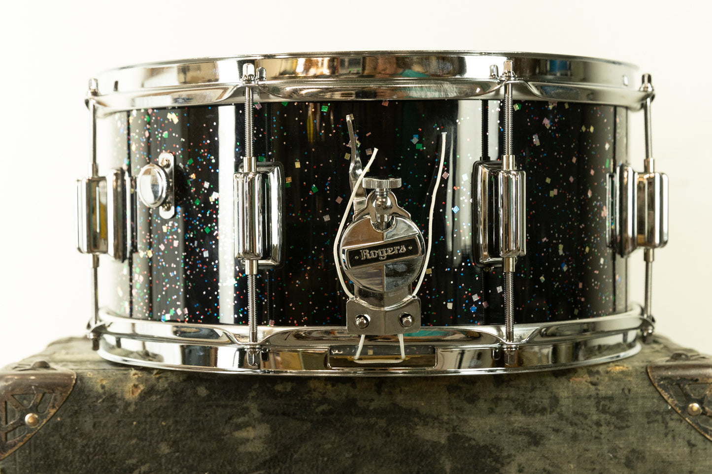 Rogers 6.5x14 "Vintage" Mardi Gras Pearl Snare Drum