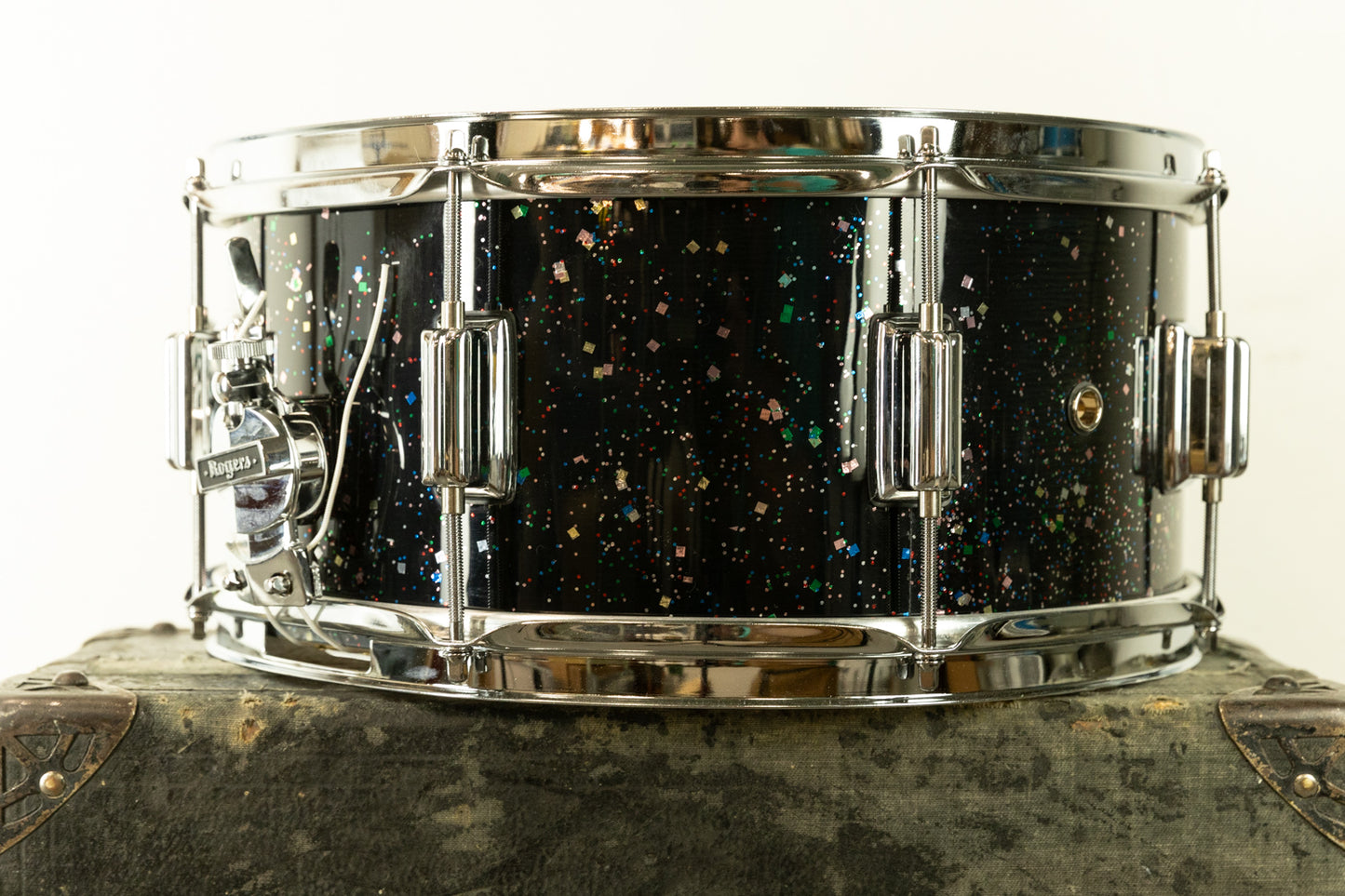 Rogers 6.5x14 "Vintage" Mardi Gras Pearl Snare Drum