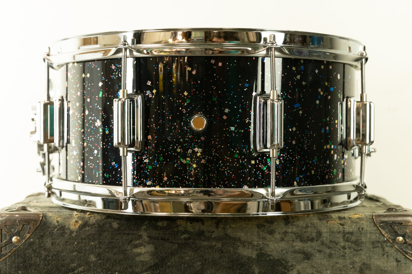 Rogers 6.5x14 "Vintage" Mardi Gras Pearl Snare Drum