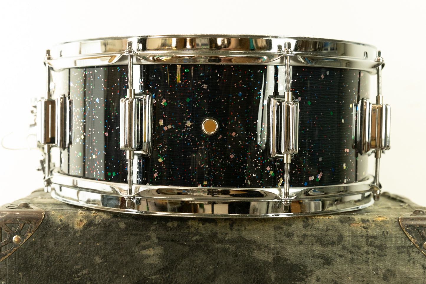 Rogers 6x14 "Vintage" Mardi Gras Pearl Snare Drum