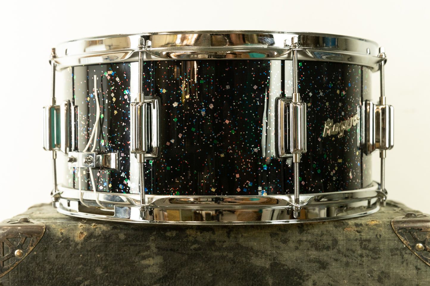 Rogers 6.5x14 "Vintage" Mardi Gras Pearl Snare Drum