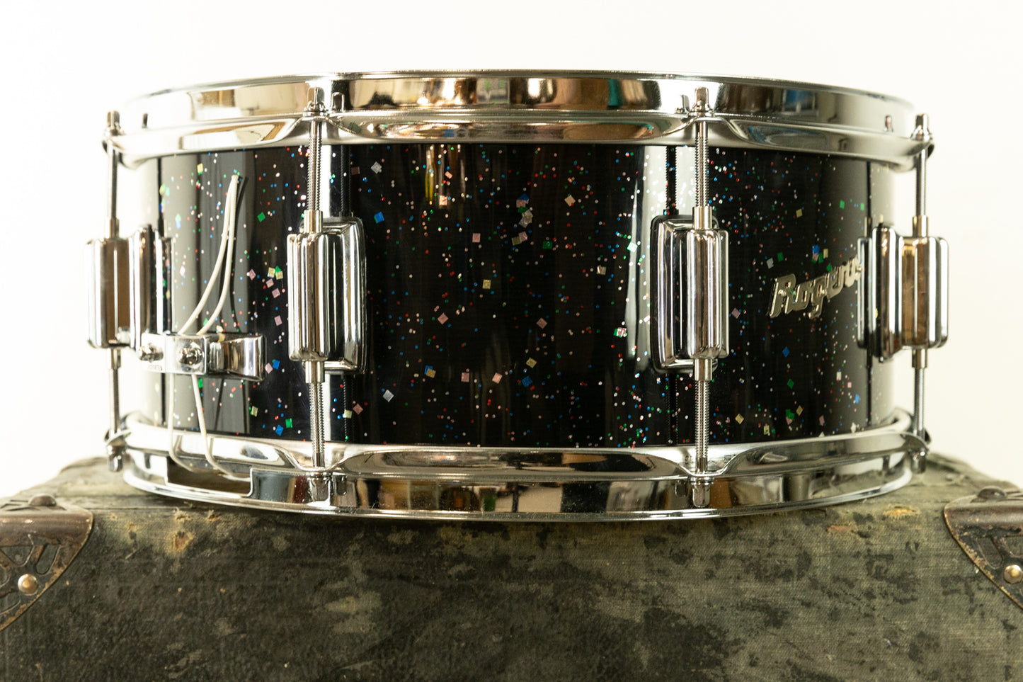 Rogers 6x14 "Vintage" Mardi Gras Pearl Snare Drum