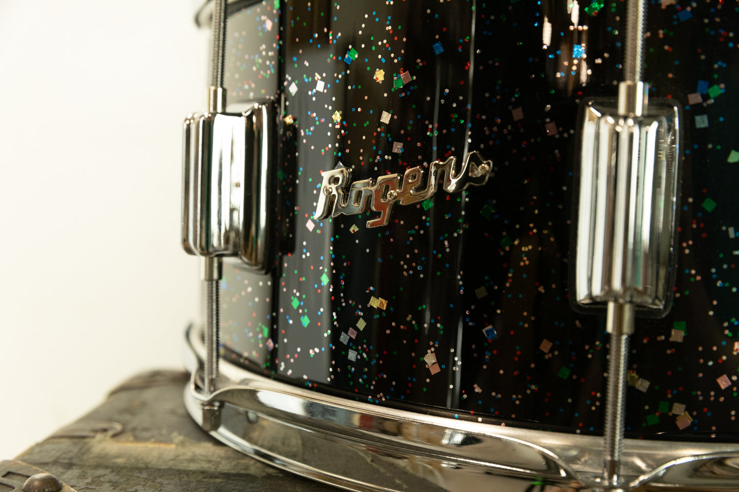 Rogers 6.5x14 "Vintage" Mardi Gras Pearl Snare Drum