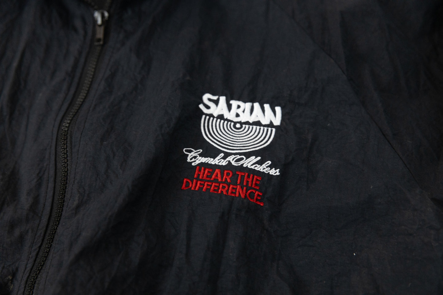 Vintage Sabian Cymbals Windbreaker Jacket (Large)