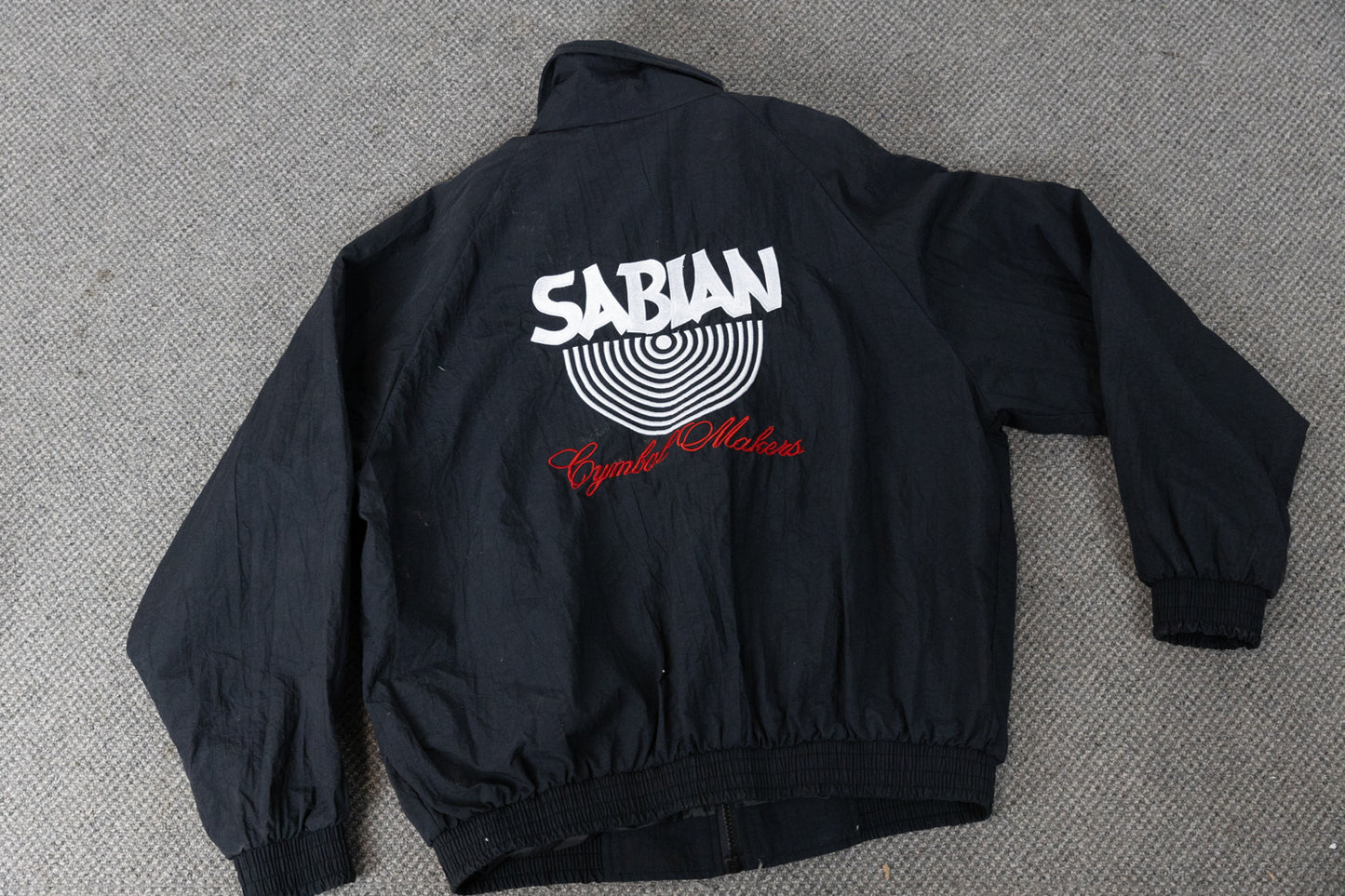 Vintage Sabian Cymbals Windbreaker Jacket (Large)