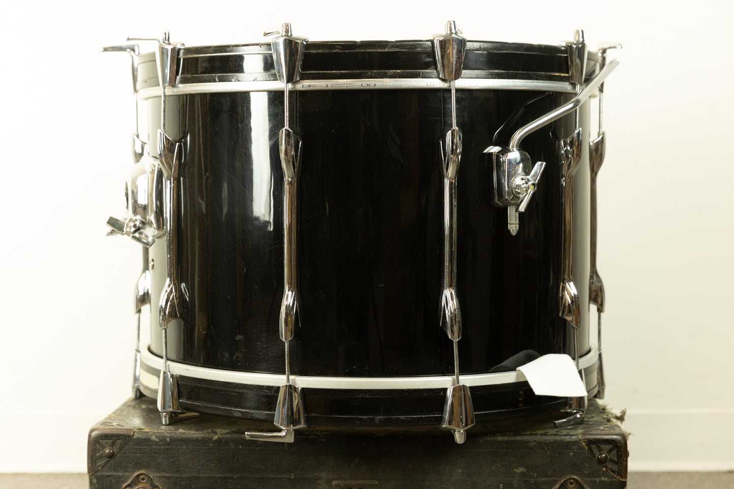 1970s Premier 14x22 Black Duroplastic Bass Drum