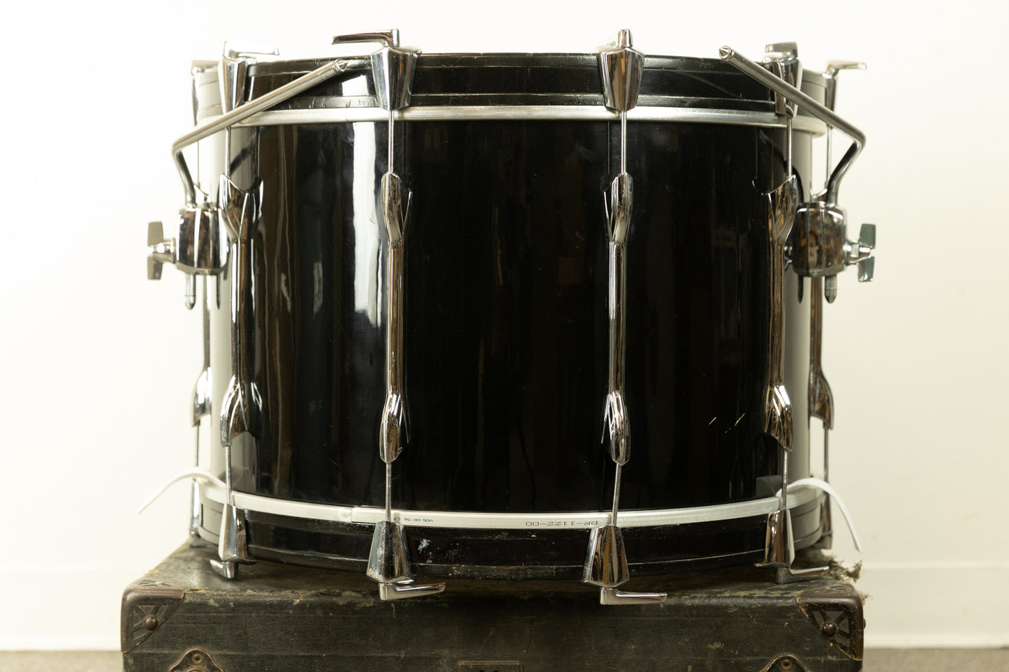 1970s Premier 14x22 Black Duroplastic Bass Drum